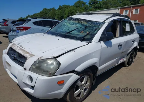 2006 Hyundai Tucson Gl from USA, damaged, VIN KM8JM12B76U378715